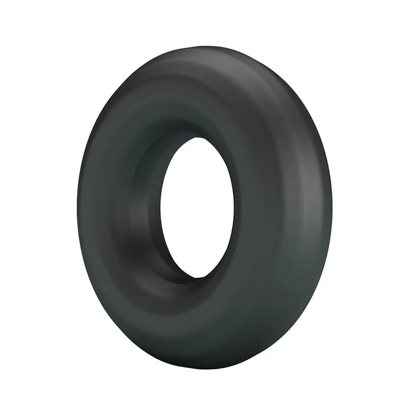 Crazy Bull - Anel Peniano de Silicone Super Macio Urbano Preto