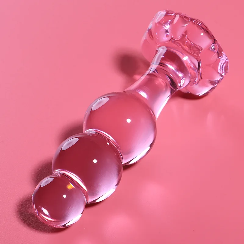 Nebula Series By Ibiza - Modelo 1 Plug Anal Vidro Borosilicado Rosa 10,5 cm -o- 3 cm