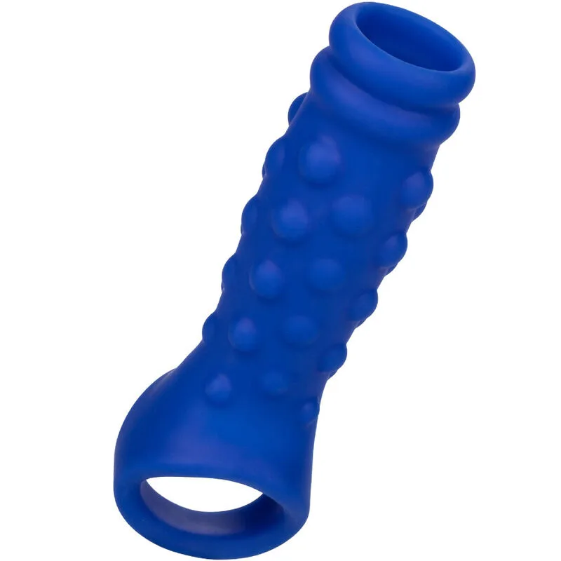 Calexotics - Admiral Capa para Pénis com Frisas Silicone Líquido Azul