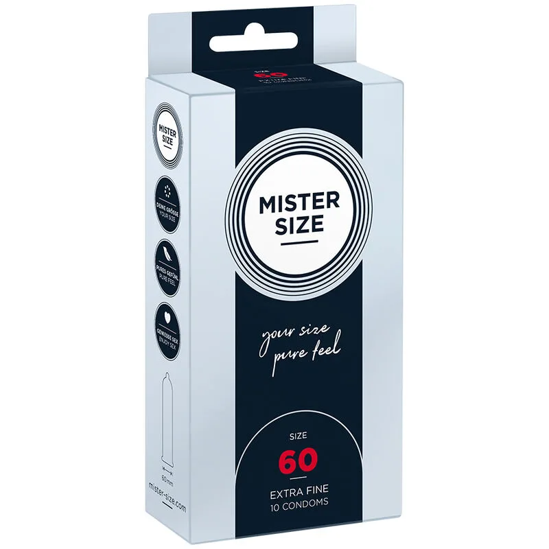 Mister Size - Preservativo Tamanho XL 60 mm (10 Unidades)