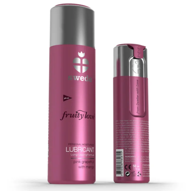 Swede - Lubrificante Fruity Love Rosa Toranja com Manga 100 ml
