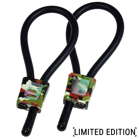 Electrastim - Anéis de Galo Ajustveis Prestige Electraloops Camuflagem