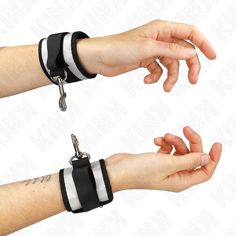 Kink - Punhos de Neoprene Cinza 23 X 5 cm