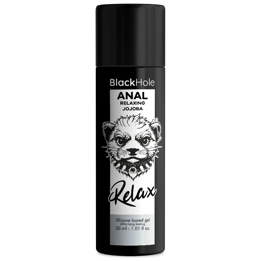 Preto Hole - Relaxante Anal Jojoba Relax Base de Silicone 30 ml