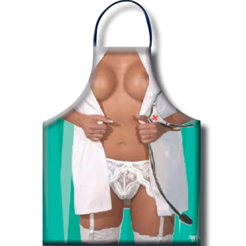Diablo Picante - Avental de Enfermeira Feminino