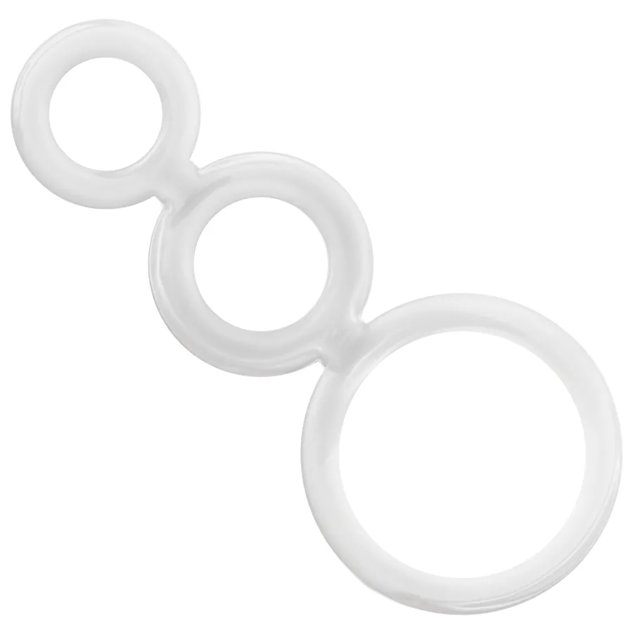 Addicted Toys - Conjunto de Anéis - para Pénis Transparente