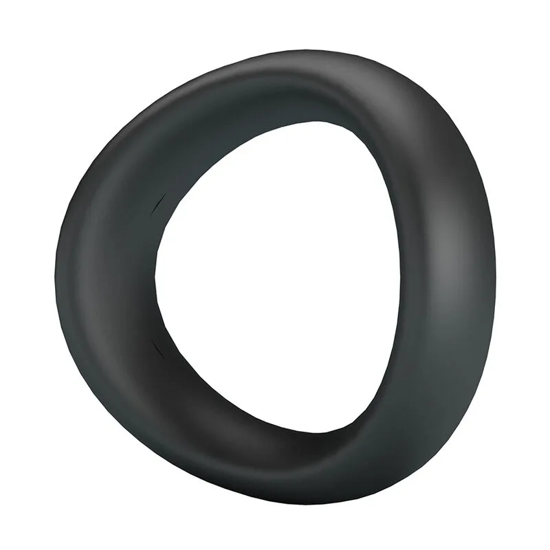 Crazy Bull - Anel Peniano Ergonômico de Silicone Valen Preto