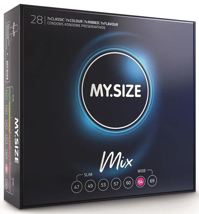 My Size - Mix Preservativos 64 mm 28 Unidades