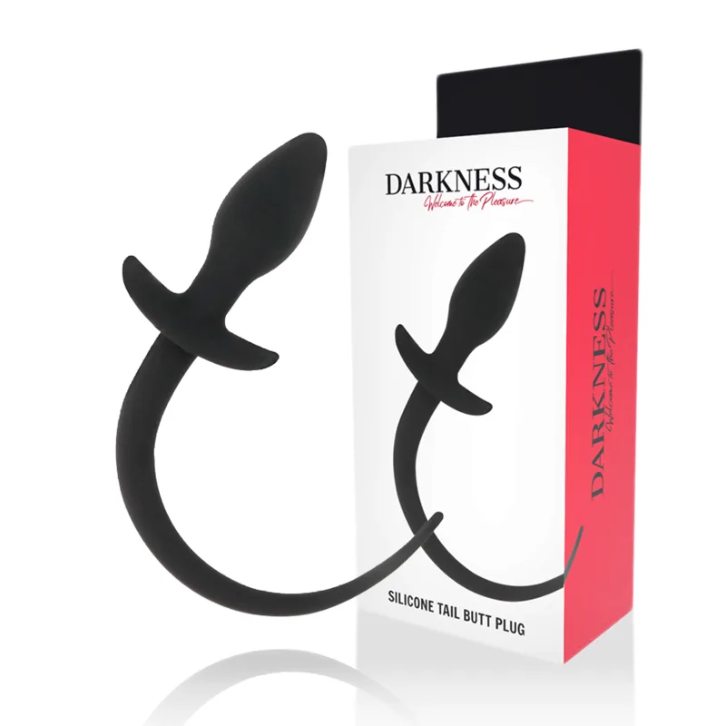 Darkness - Plug Anal 28 cm Silicone Preto