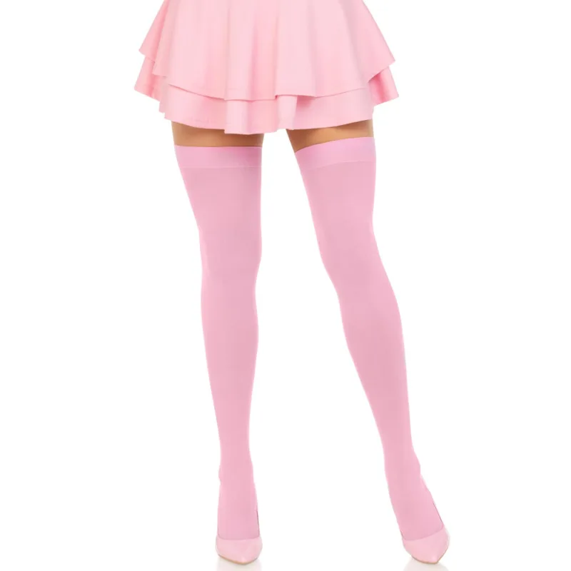 Leg Avenue - Coxas Nylon Rosa