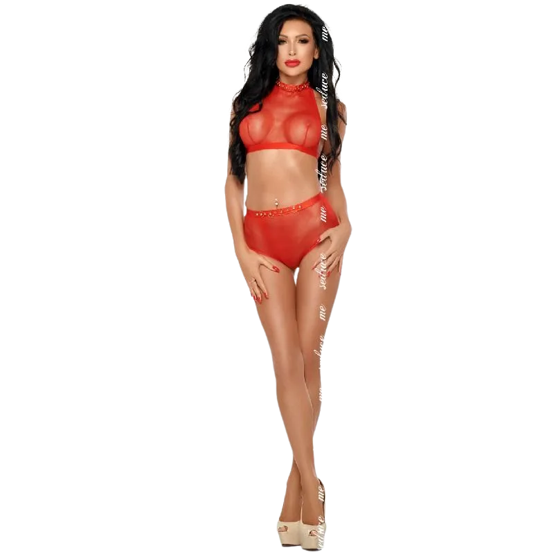 Me-Seduce - Mona Set Red L/XL