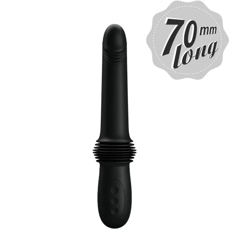 Pretty Love - Pazuzu Vibrator 3 Thrust Modes Black