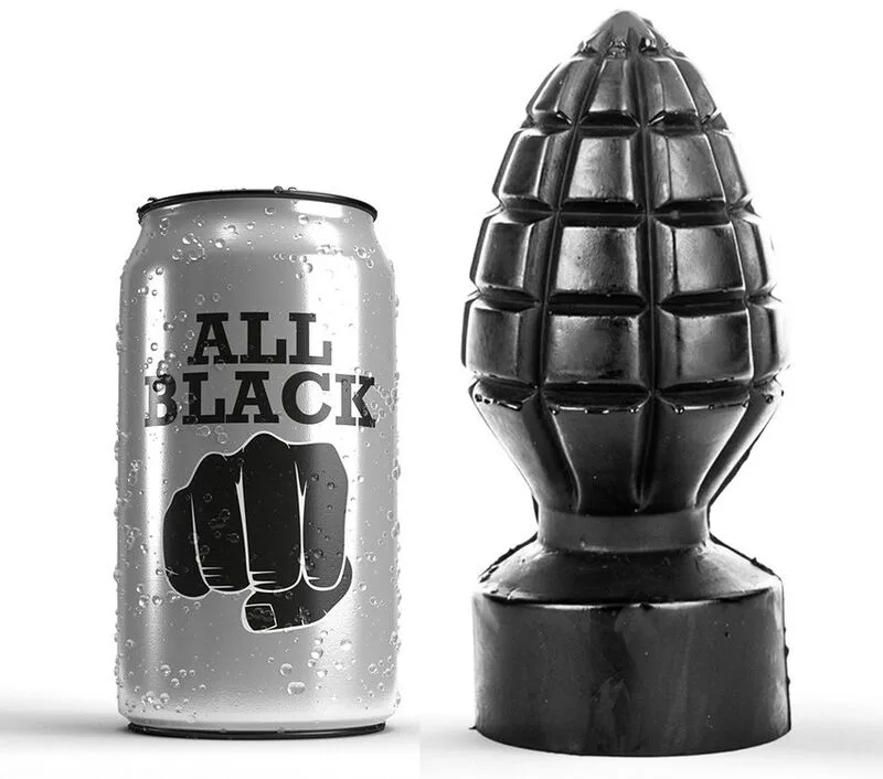 All Preto - Plug Anal 14 cm