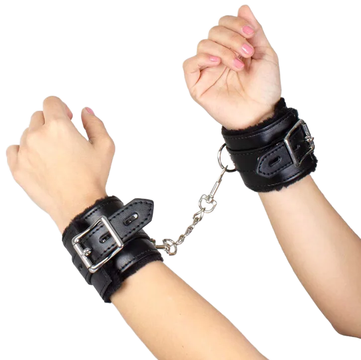 Secretplay - Black Bondage Handcuffs BDSM Collection
