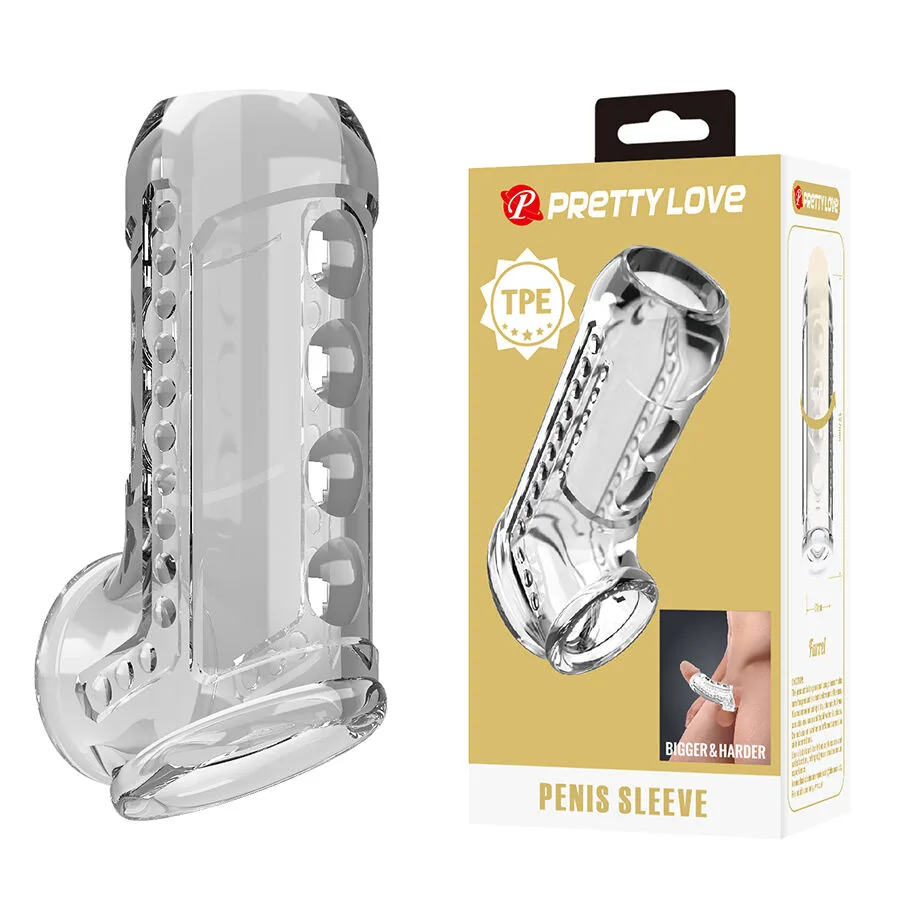 Pretty Love - Capa Peniana Transparente Texturizada