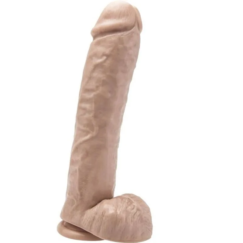 Get Real - Dildo 28 cm com Bolas Pele