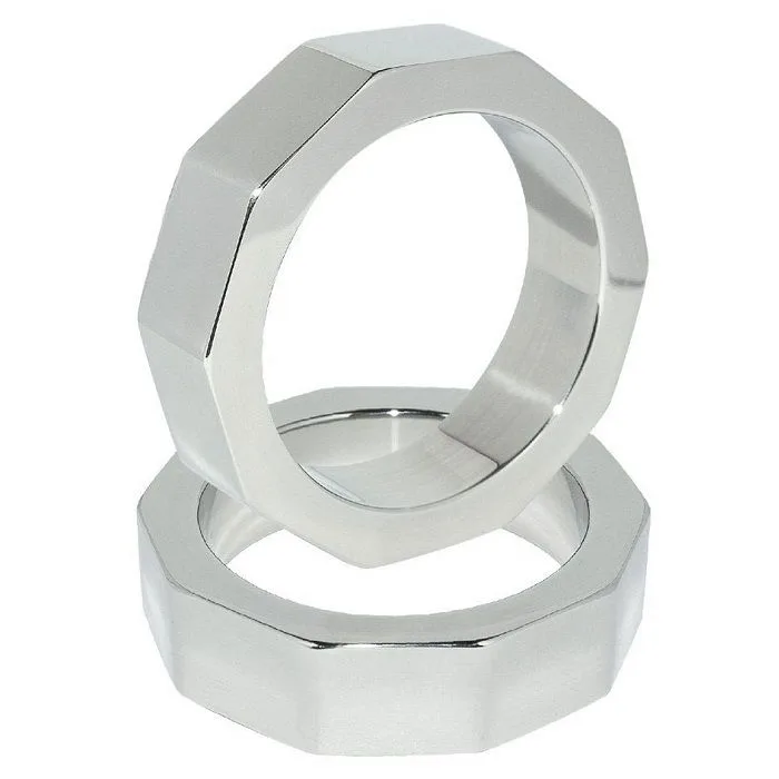 Metal Hard - Penis and Testicle Nut Ring 45 mm