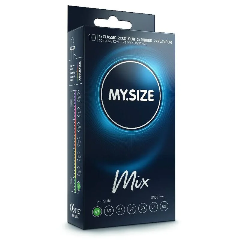 My Size - Mix Preservativos 47 mm 10 Unidades