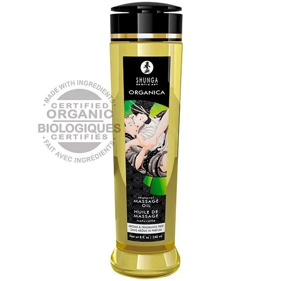 Shunga - Óleo de Massagem Orgânico Natural 240 ml