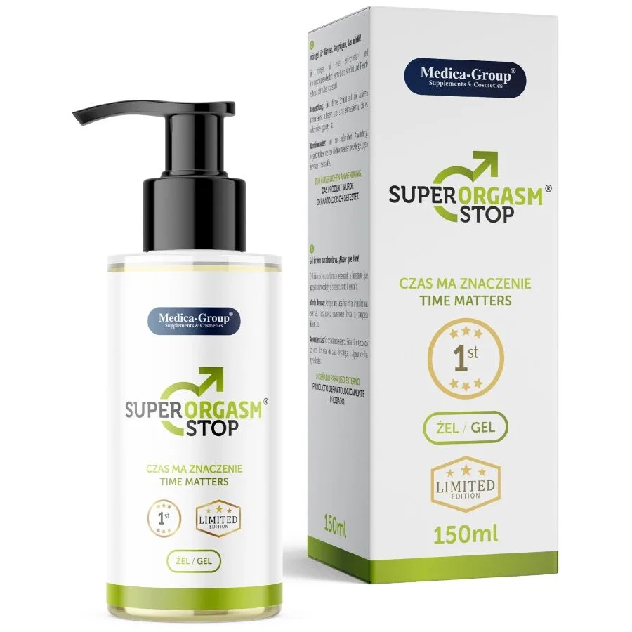 Medica Group - Super Orgasm Stop Gel Íntimo para Homens 150 ml