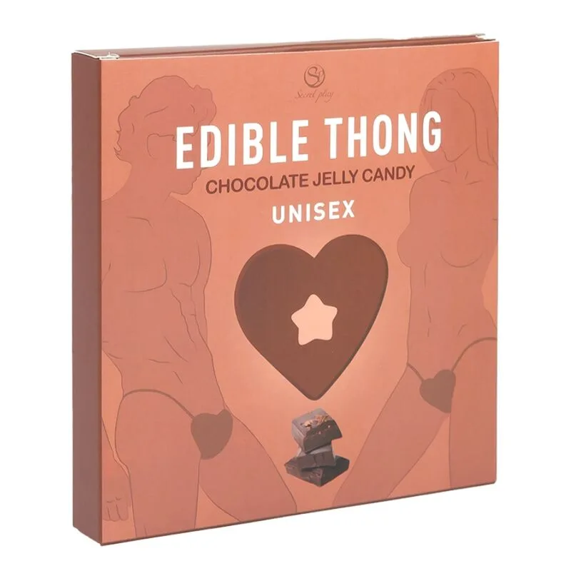 Secret Play - Tanga de Goma de Chocolate