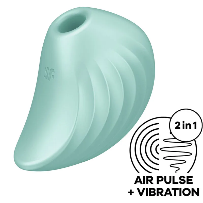 Satisfyer - Estimulador e Vibrador de Pulso de Ar Pearl Diver Verde