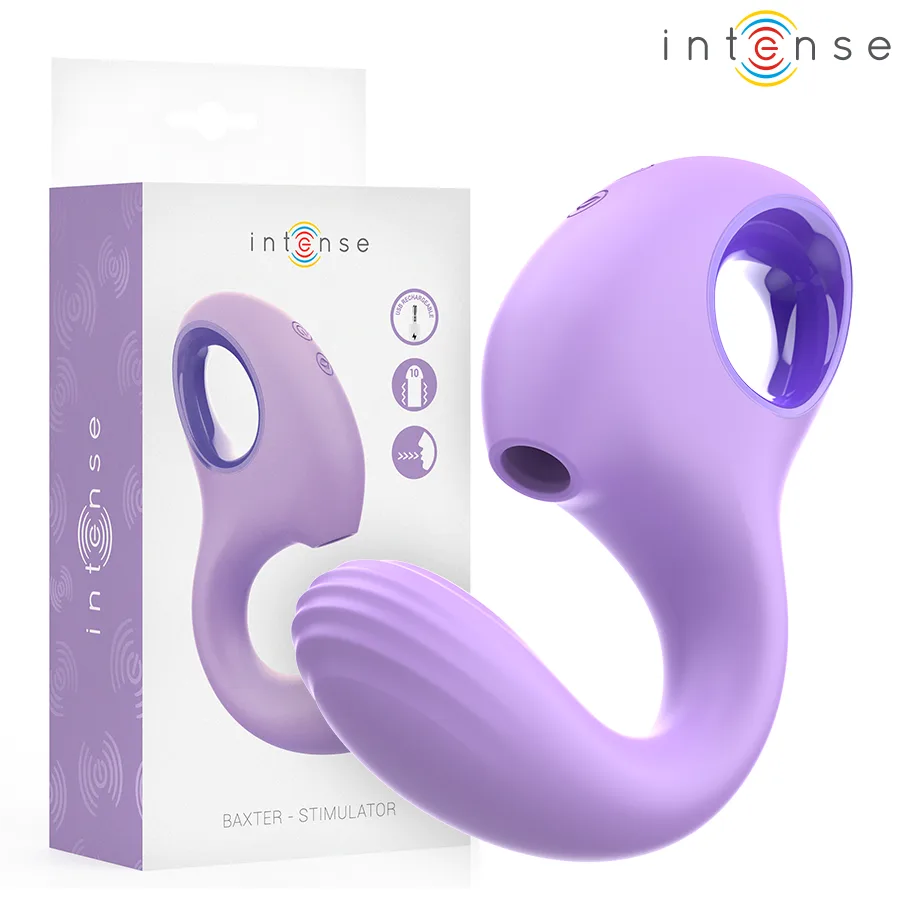 Intense - Vibrador e Estimulador Baxter Violet