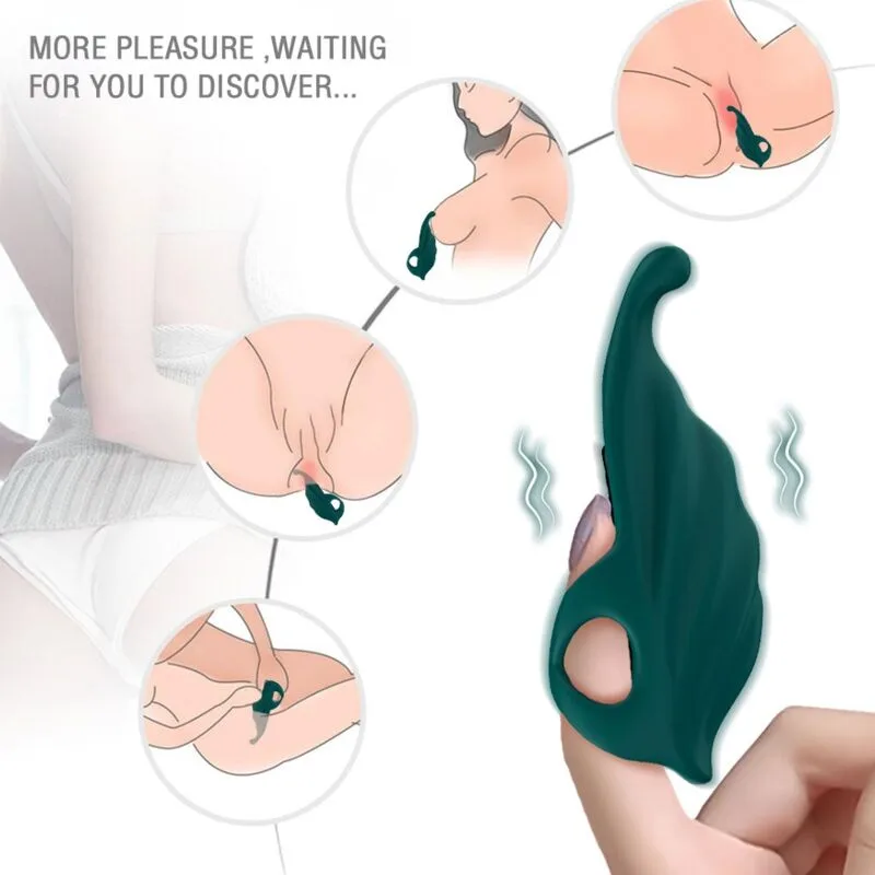 Armony - Estimulador de Dedo e Vibrador Verde