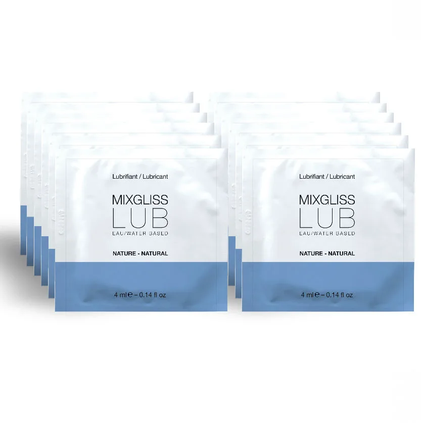 Mixgliss - Lubrificante Natural Base de Gua 12 Dose Única 4 ml