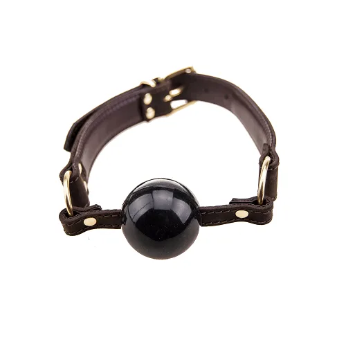 BOUND Mordaça com Bola em Pele Nubuck