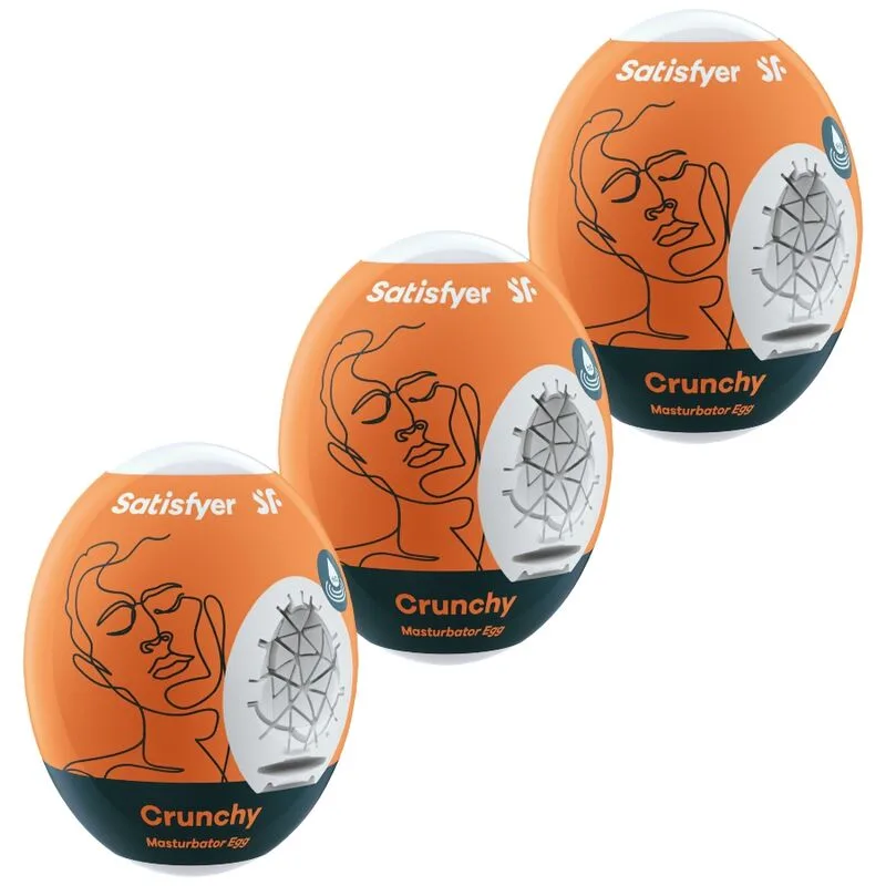 Satisfyer - 3 Ovos Masturbador Crunchy