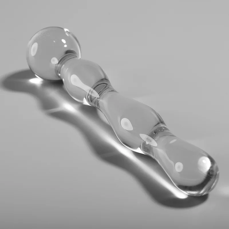 Nebula Series By Ibiza - Modelo 13 Dildo Vidro Borosilicado Transparente 18 cm -o- 3,5 cm