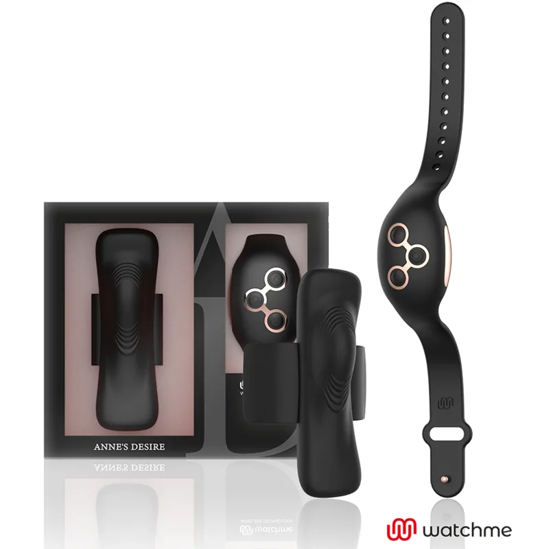Anne'S Desire - Panty Pleasure Tecnolog a Watchme Black/Gold