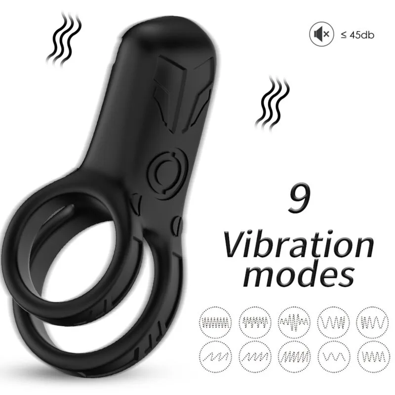 Armony - Vibrador de Anel Duplo Preto