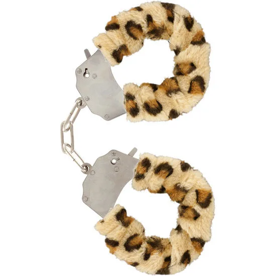Toyjoy - Punhos Furry Fun Bondage Leopardo