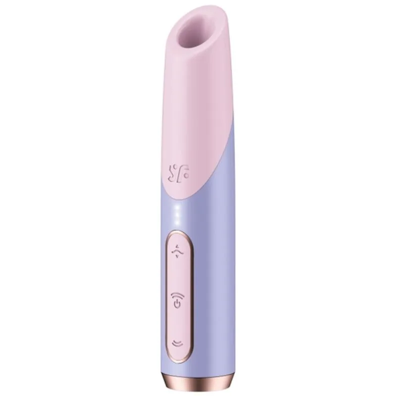 Satisfyer - Estimulador de Clitóris Bold Kiss Wave Rosa / Violeta