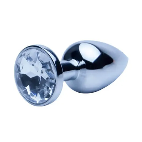 Precious Metals Plug Anal Prateado - Pequeno