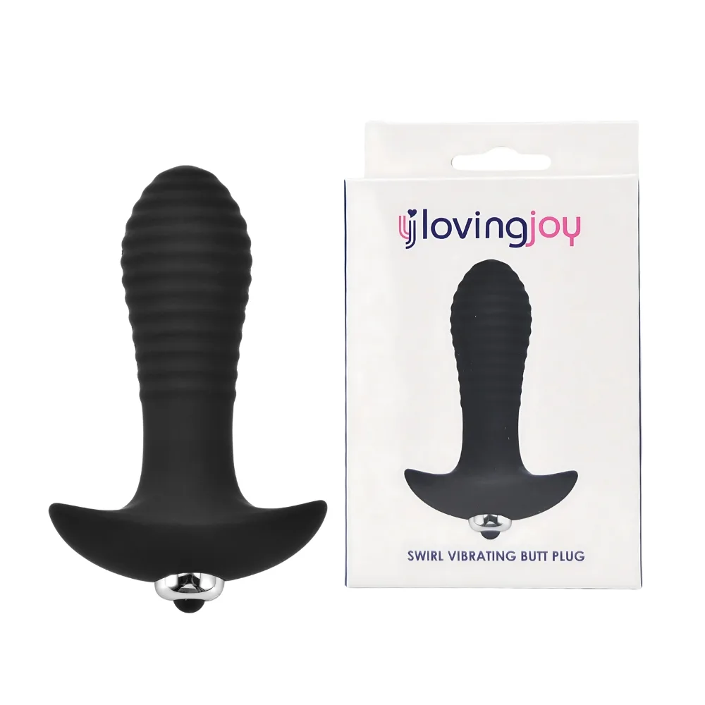 Loving Joy Swirl Plug Anal Vibratório 7 Funções