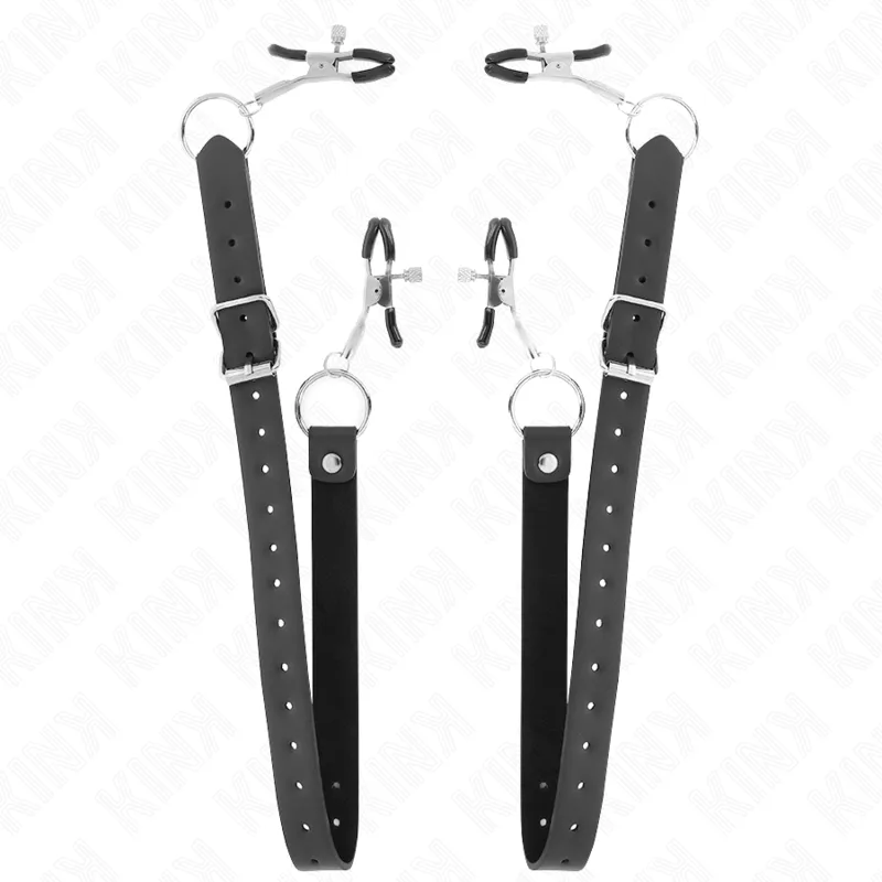 Kink - 4 Pinças de Clitóris Ajustáveis 34-48 cm