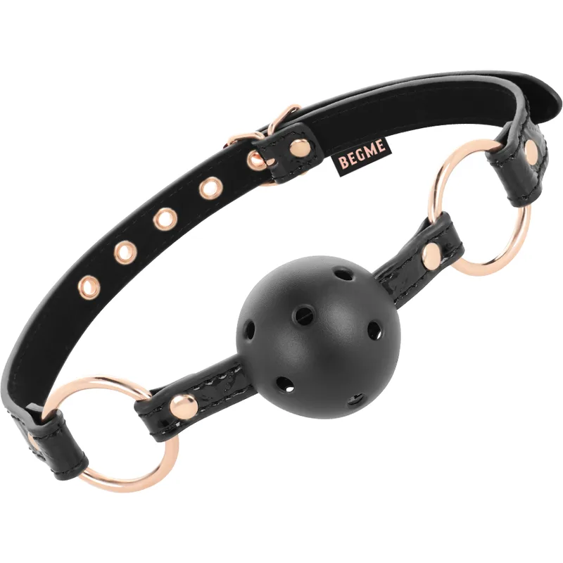 Begme - Preto Edition Bola Gag Vegan Couro