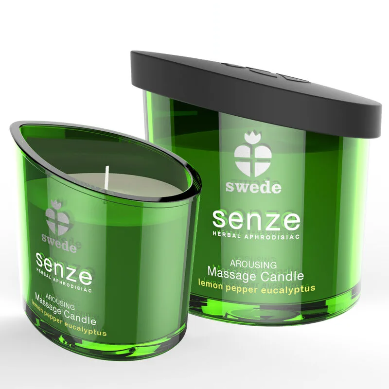Swede - Senze Arousing Vela de Massagem - Limão, Pimenta, Eucalipto