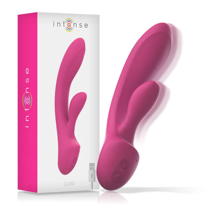 Intense - Vibrador Luigi Coelho Rosa Silicone Líquido