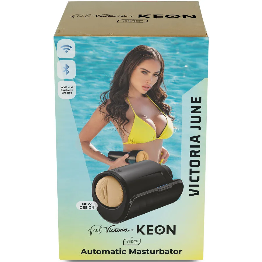 Kiiroo - Keon Wifi Combo Victoria June Masturbador Automático + Feel Masturbador