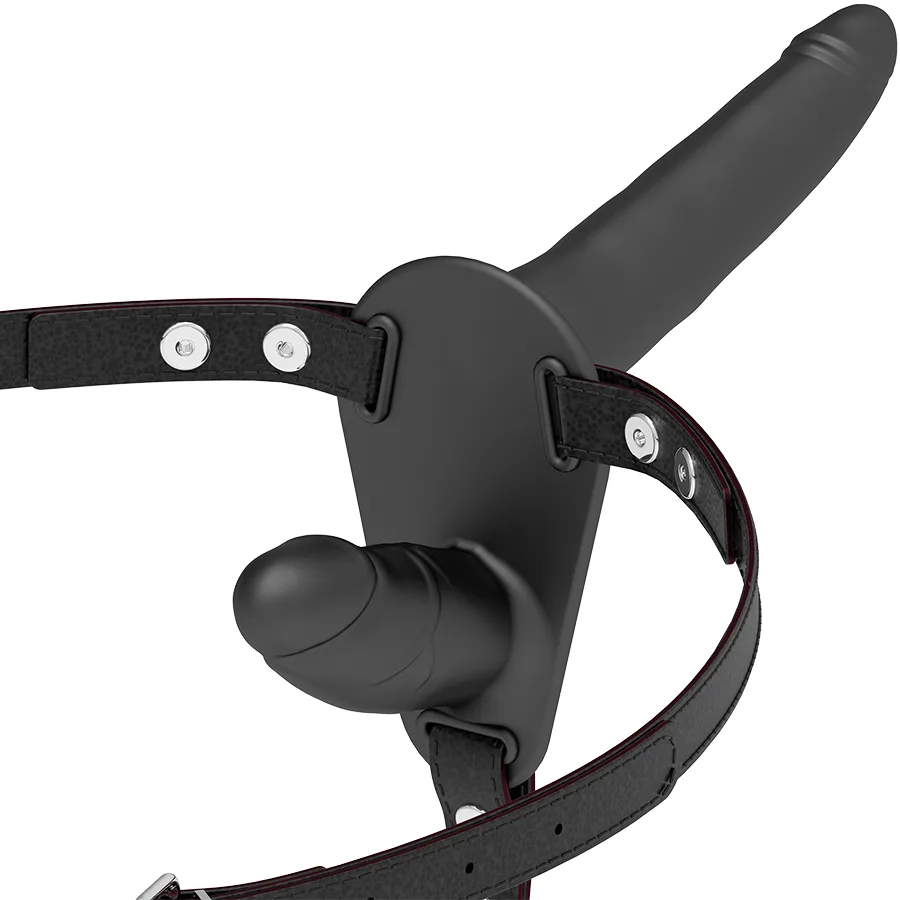 Fetish Submissive Harness - Dupla Penetrao Preto