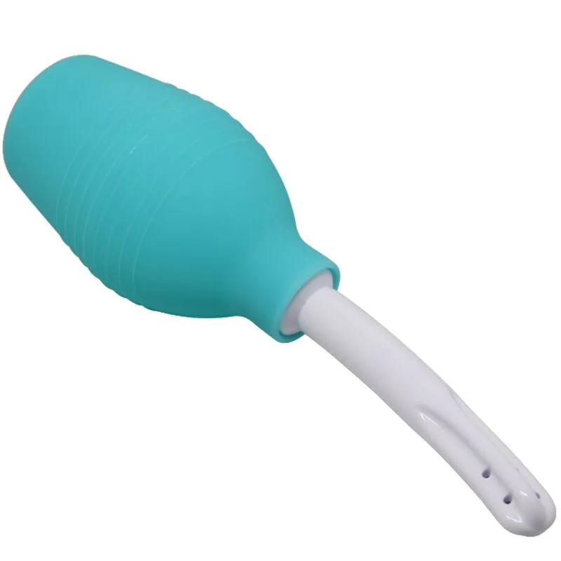 Mr Play - Chuveiro de Borracha Anal Pear Azul
