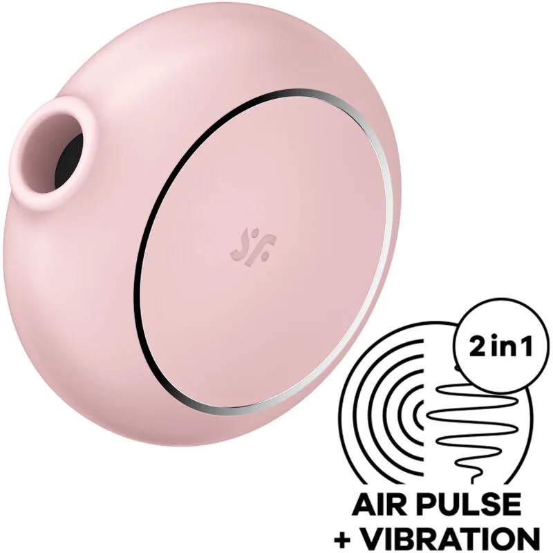 Satisfyer - Pro to Go 3 Double Air Pulse Stimulator & Vibrator Pink