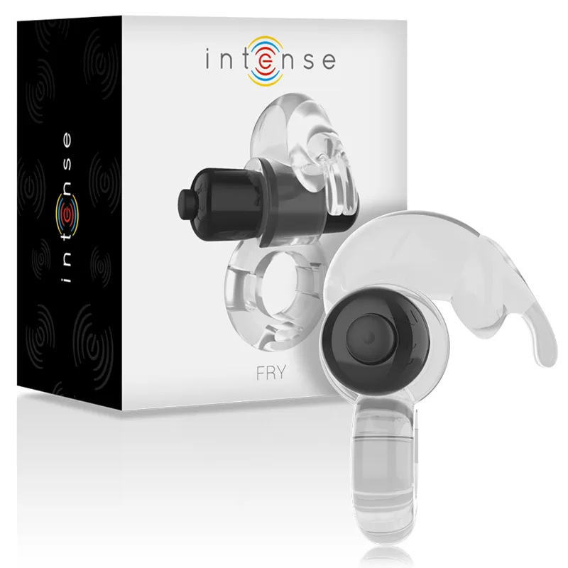 Intense - Anel Vibrador Transparente Fry