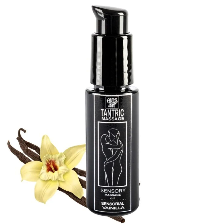 Eros-Art - Óleo de Massagem Tântrica Natural e Afrodisíaco de Baunilha 30 ml