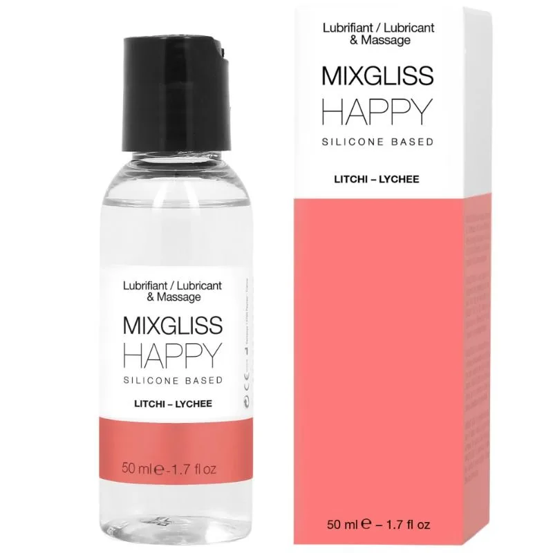 Mixgliss - Lubrificante de Silicone Happy Litchi 50 ml