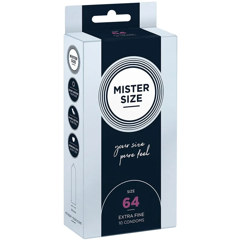 Mister Size - Preservativos Tamanho XXL 64 mm (10 Unidades)